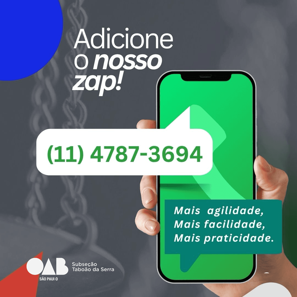 NOVO! WhatsApp OAB Taboão